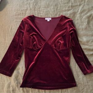 gorgeous gorgeous gorgeous red velvet bebe top